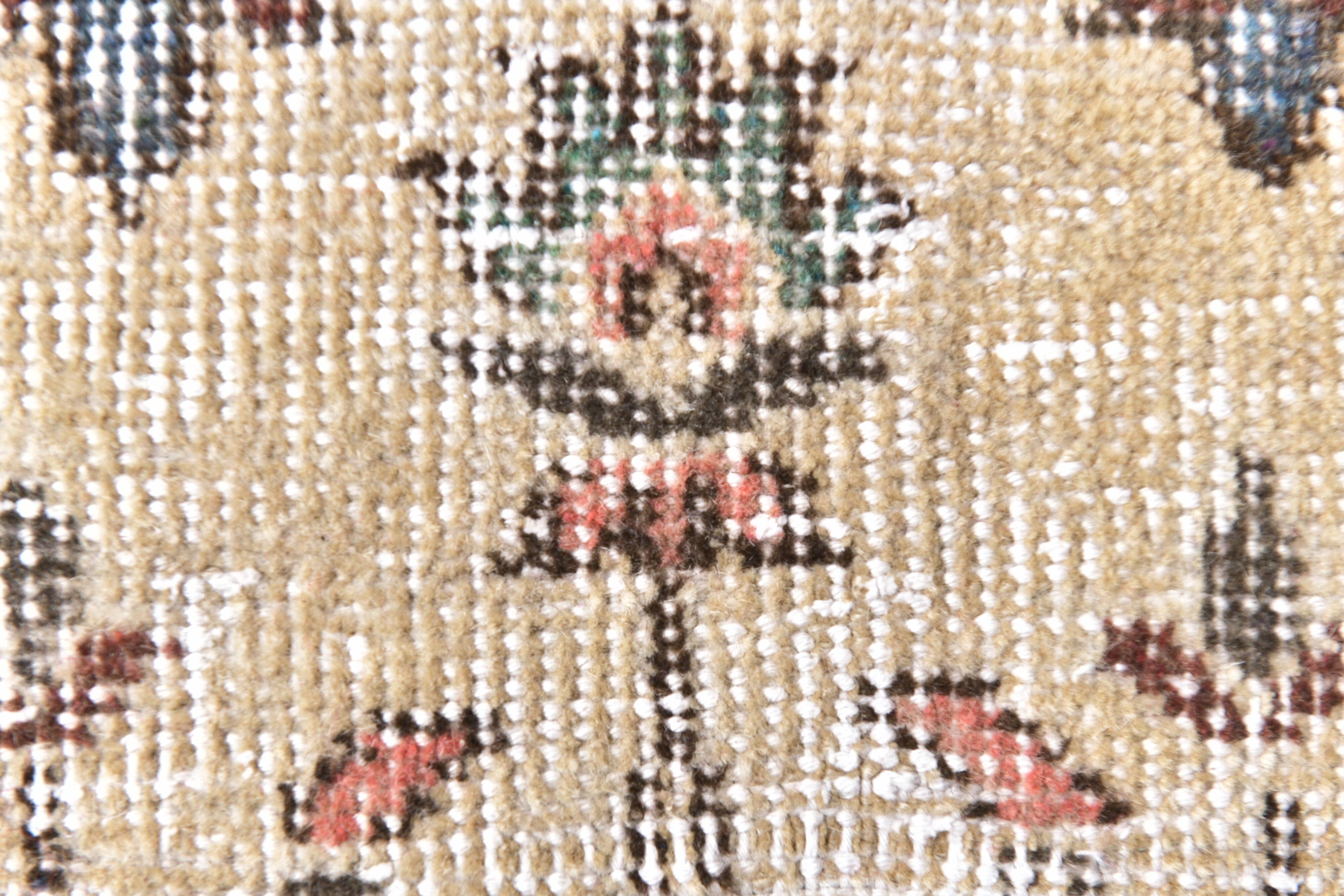 6x10 Floral Turkish Vintage Rug 199x309Cm SK 240627