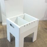 Gedy stool in white by Olaf Von Bohr