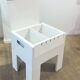 Tabouret Gedy blanc par Olaf Von Bohr