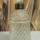 Cut crystal whisky carafe with stopper, Baccarat style.