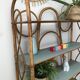 Etagere en rotin vintage