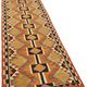 Turkish Handwoven Vintage Herki Kilim 89 cm x 378 cm