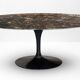 Original knoll tulip dining table (198x121cm) emperador glossy new condition!!