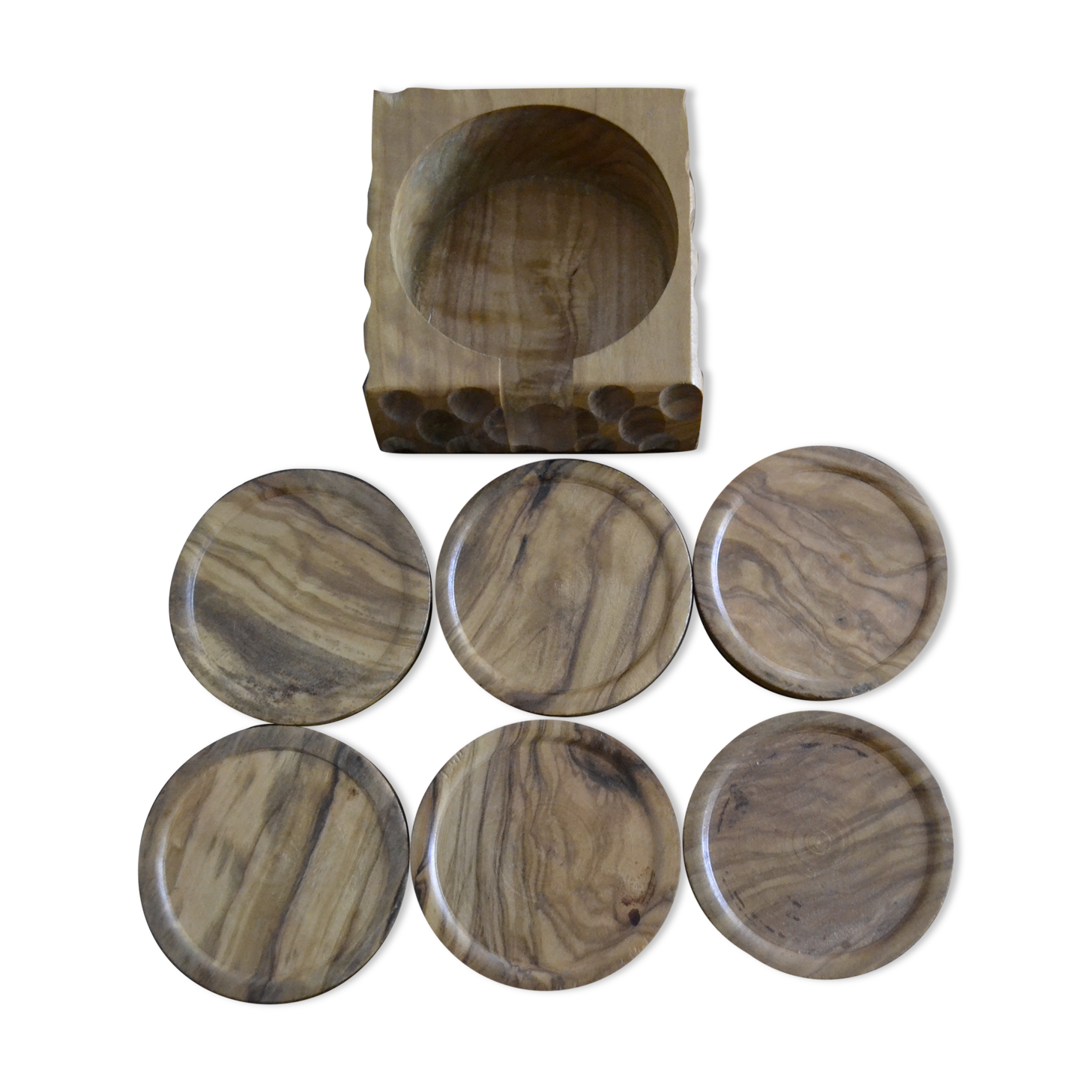 Wooden coaster lot