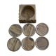 Wooden coaster lot