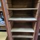 Antique double curtain cabinet in oak