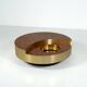 Trg" circular coffee table with bar by willy rizzo, 1970