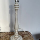 Lampe vintage en bois années 1980