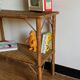 Vintage rattan shelf, console