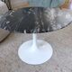 Saarinen Gueridon Side Table Portoro Marble Silver Knoll Eero Saarinen