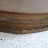 Articulated brass floor lamp