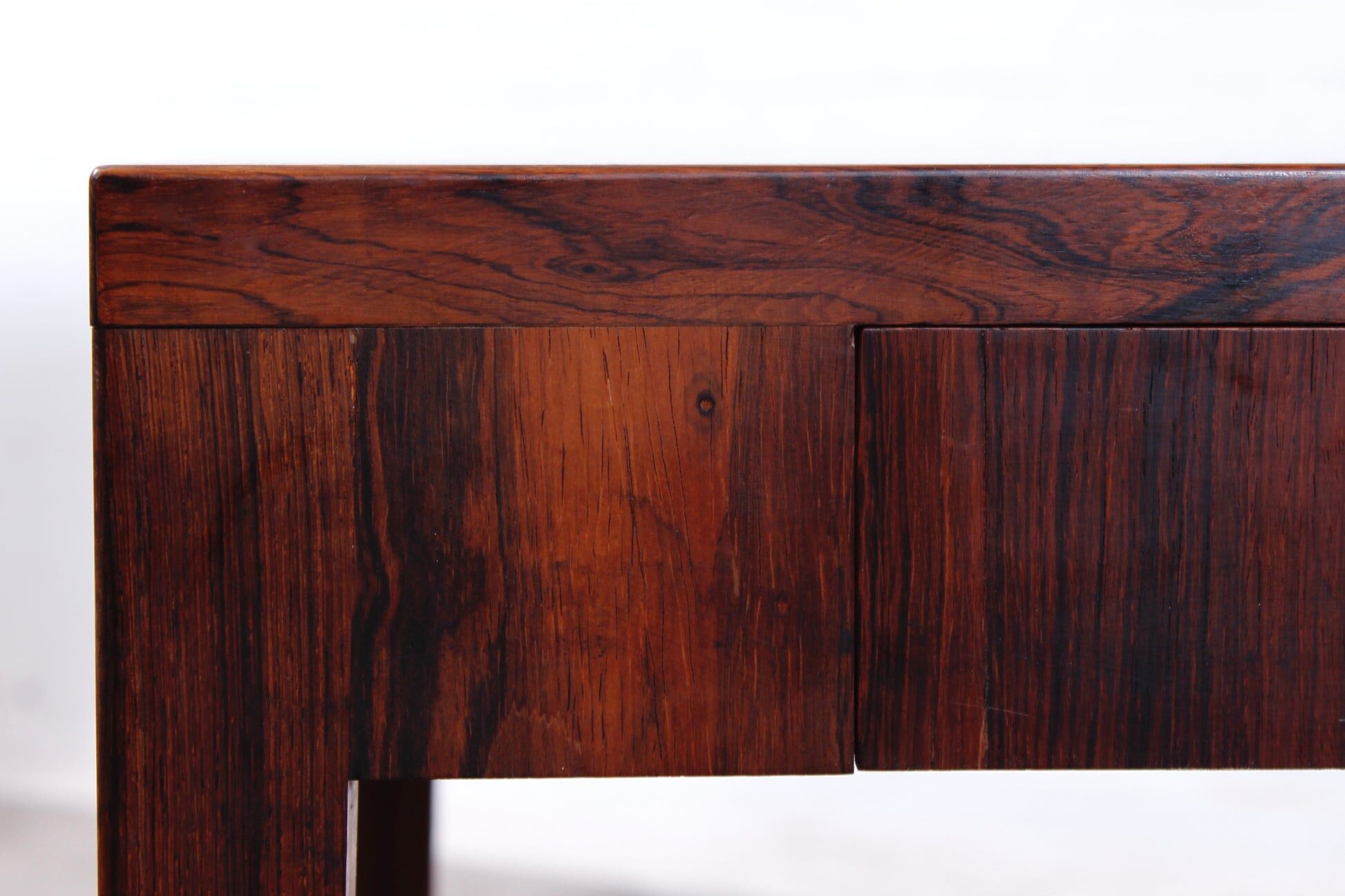 Minimalist rosewood desk by Riis Andersen