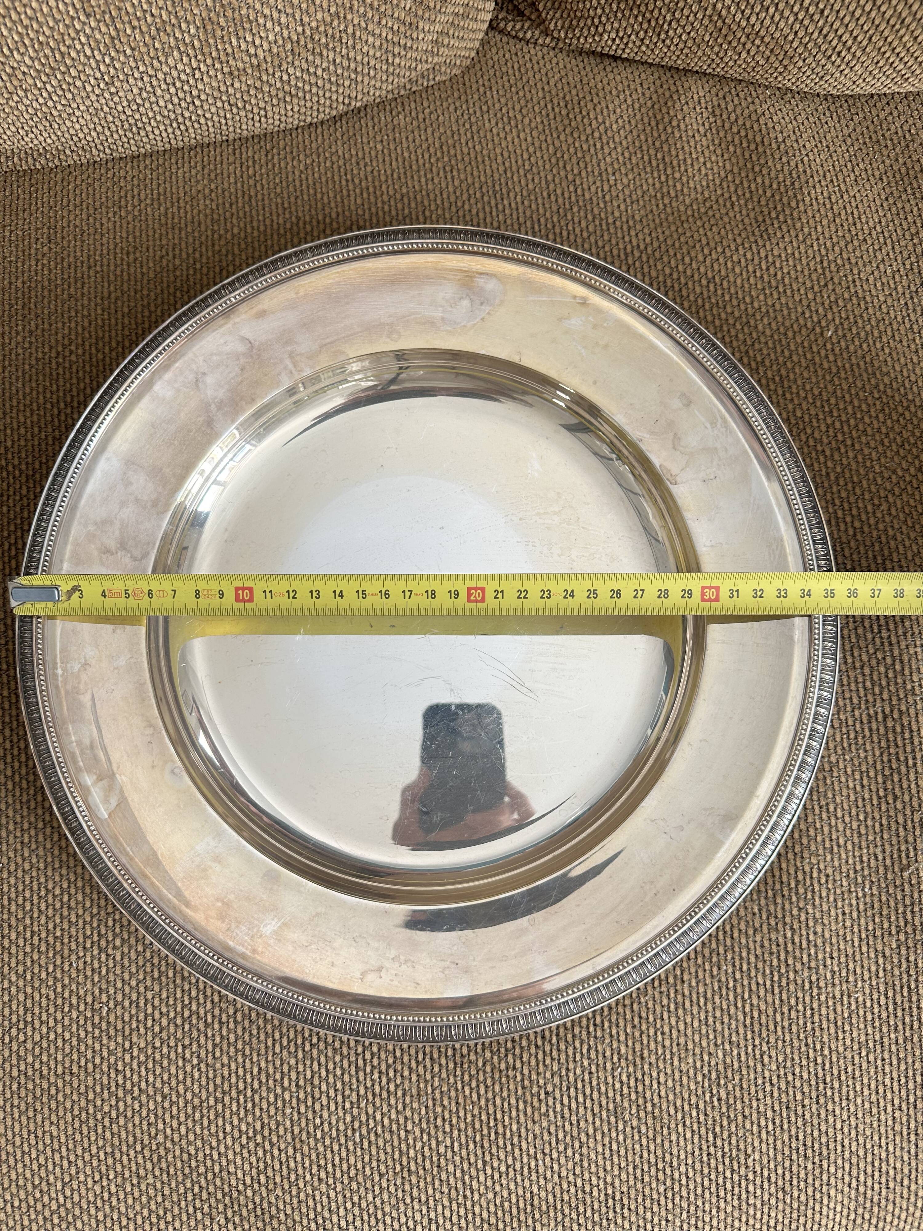 Christofle round hollow dish