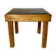 Table basse en orme et ardoise par Maison Regain 1970