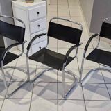 Set of 3 Cantilever armchairs, 1970s