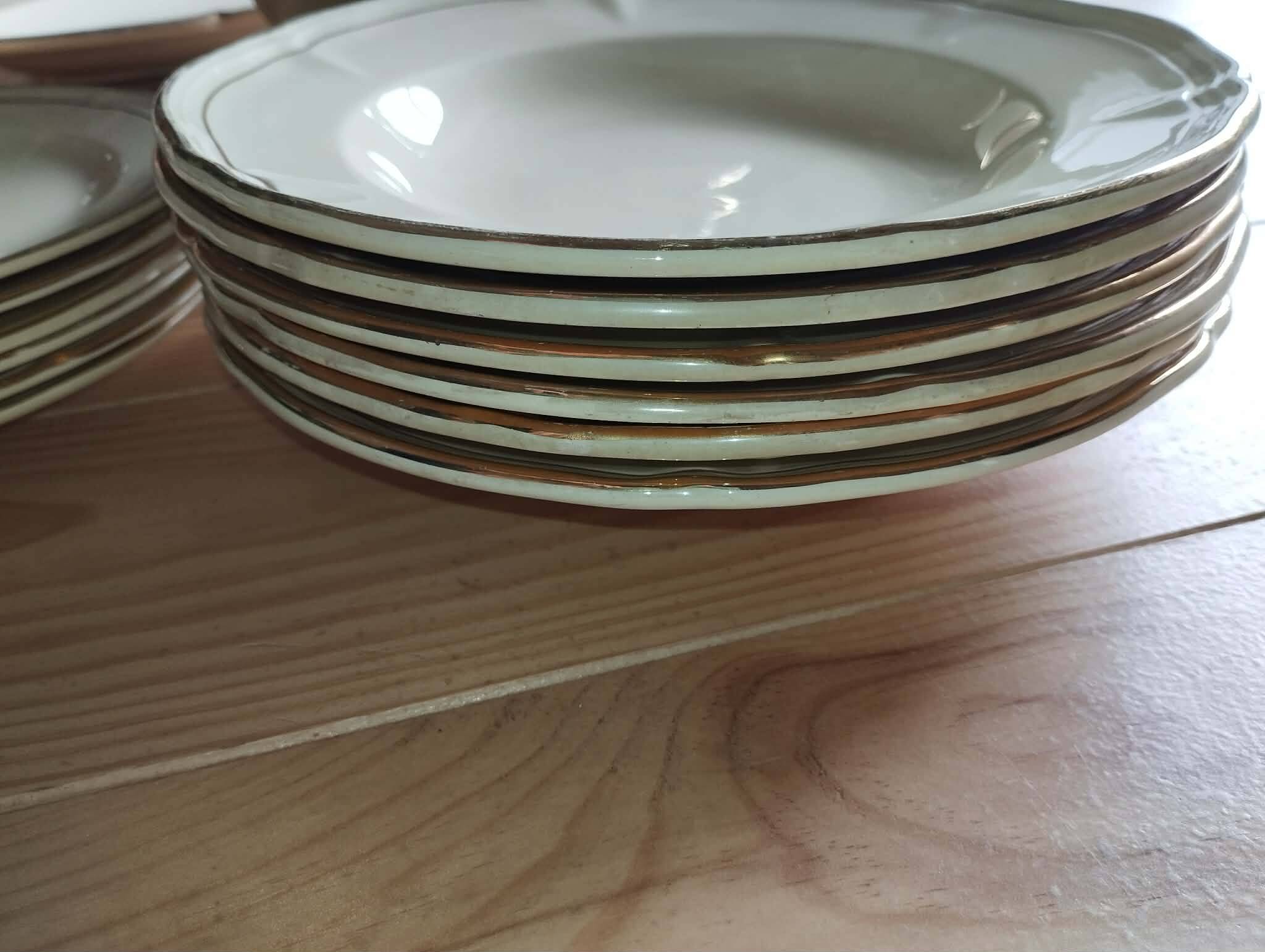 Antique gien table service – niderviller model – exceptional set