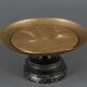 20th century bronze cup Emile Adolphe Monier Swimming swimmers on marble base