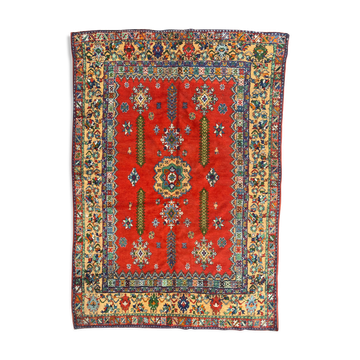 Tapis vintage marocain rabat fait main 175x255 cm