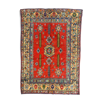 Moroccan vintage carpet handmade flap 175x255 cm