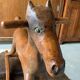 Wooden rocking horse