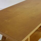 Table basse en bouleau de conception hollandaise par Wilhelm Lutjens pour Den Boer Gouda