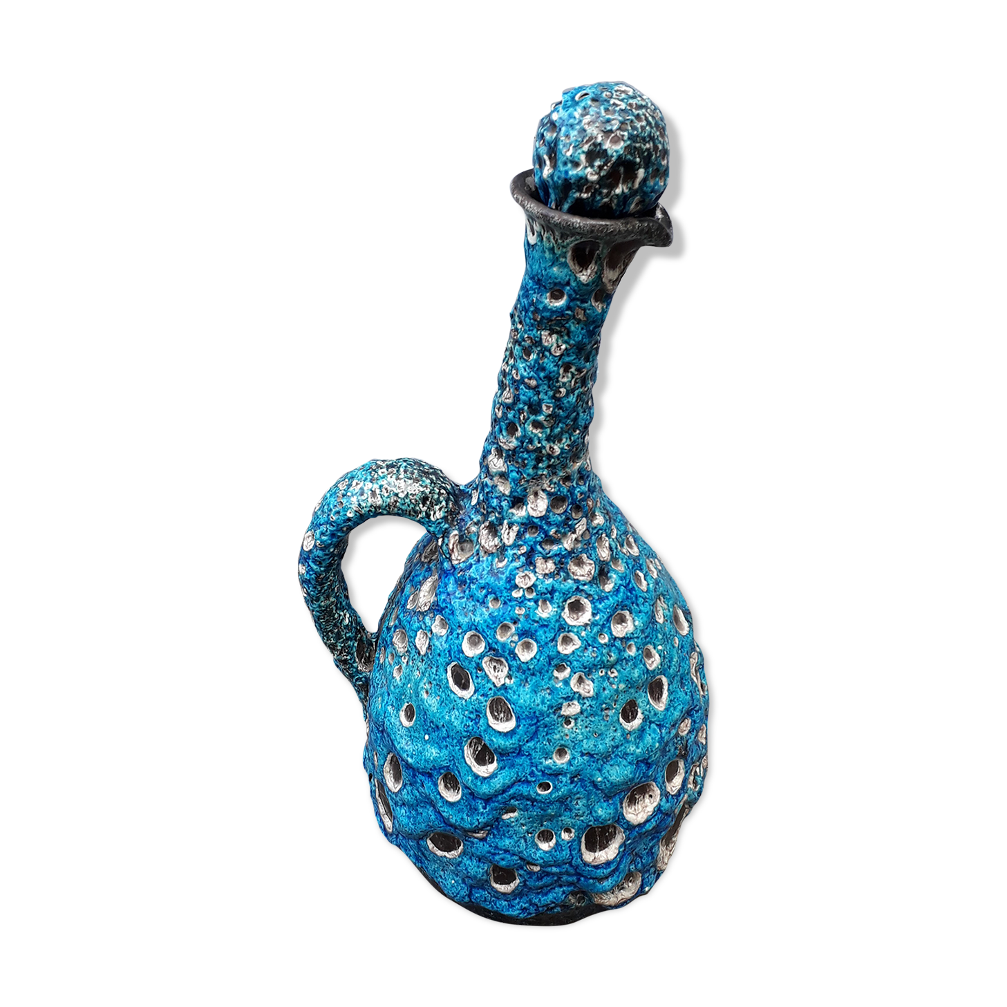 Carafe fat lava bleu