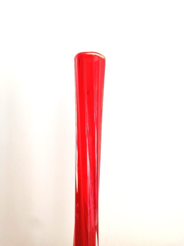 Red Soliflore Murano style, circa 1970
