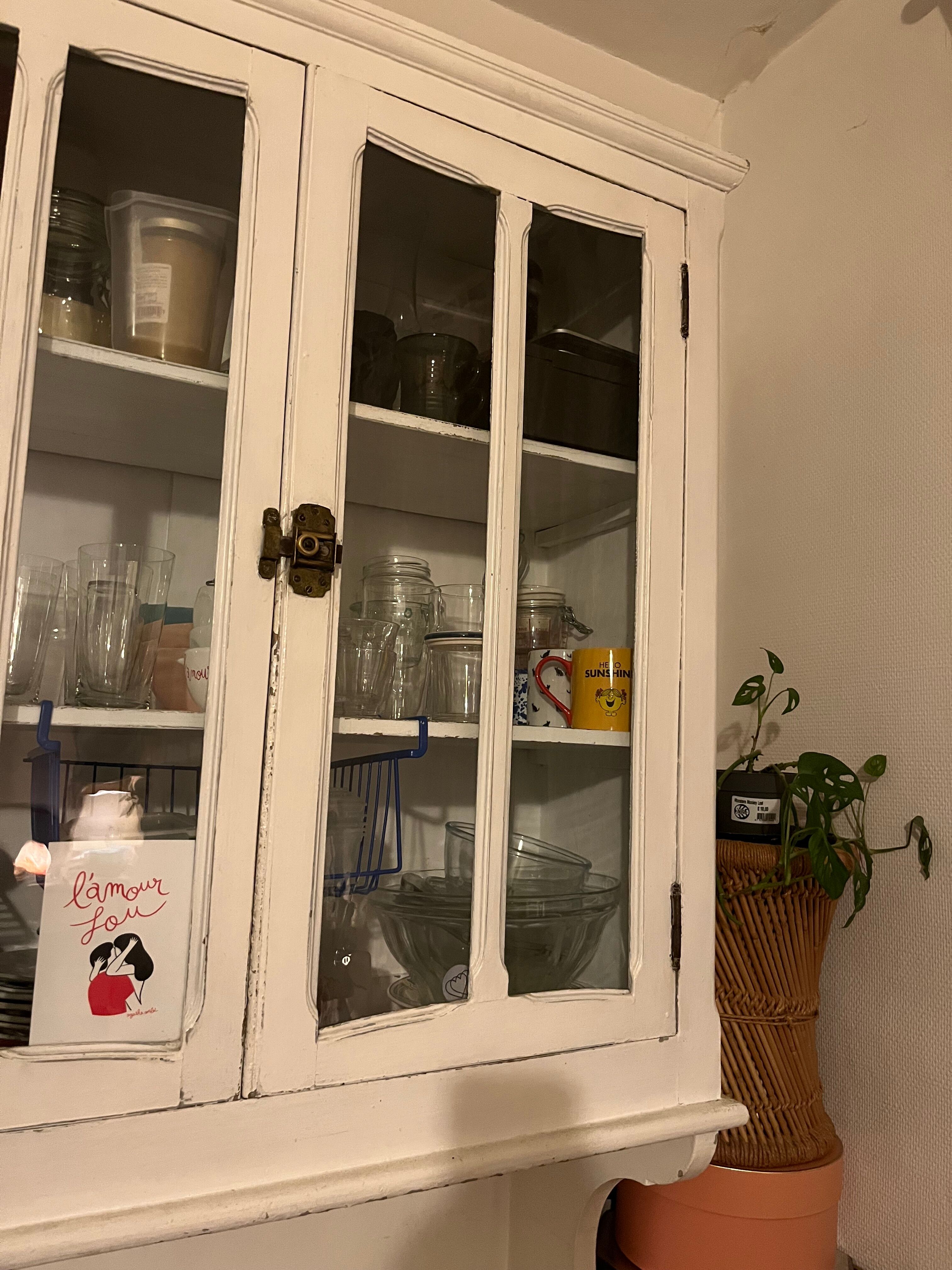 Vintage glazed Parisian dresser