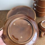 Set of 6 Fina England coffee cups with saucers