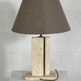 vintage marble and brass lamp