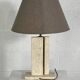 vintage marble and brass lamp