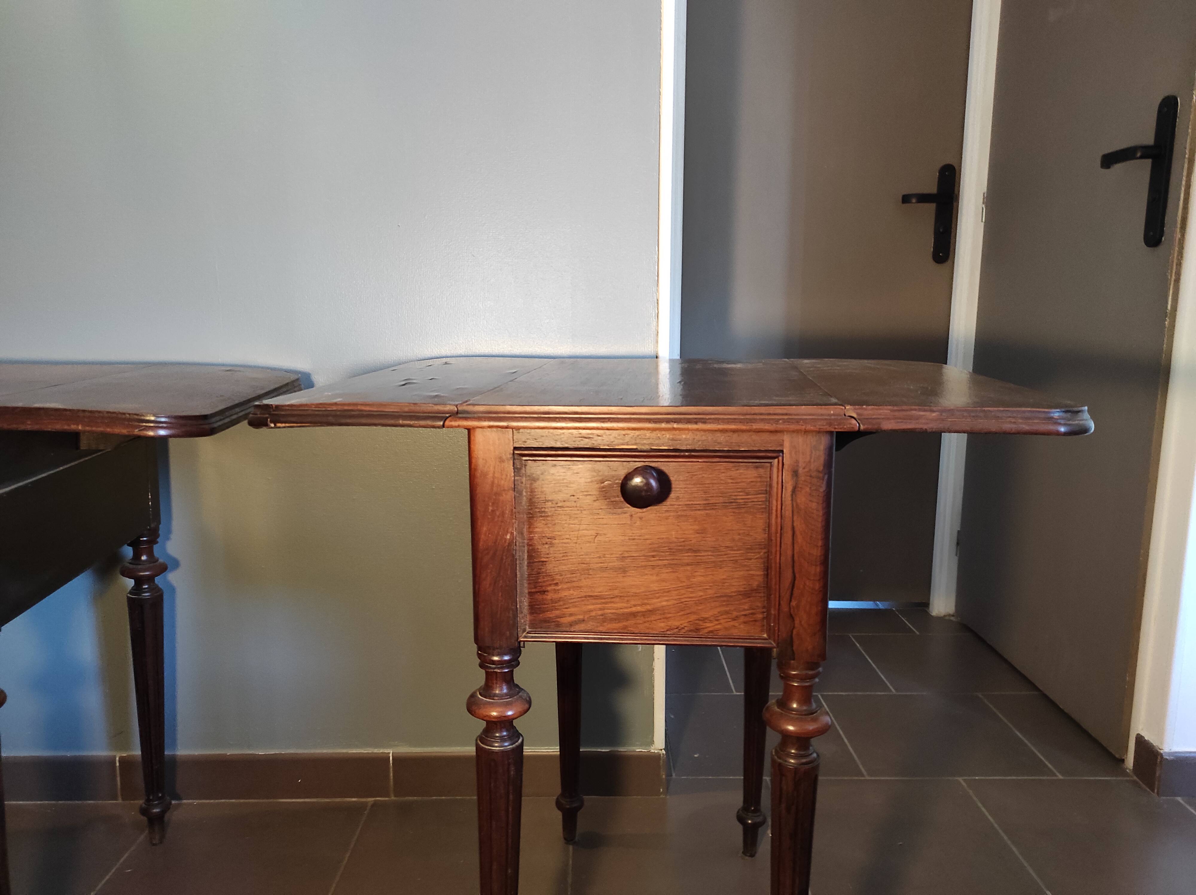 Two bedsides Louis Philippe style