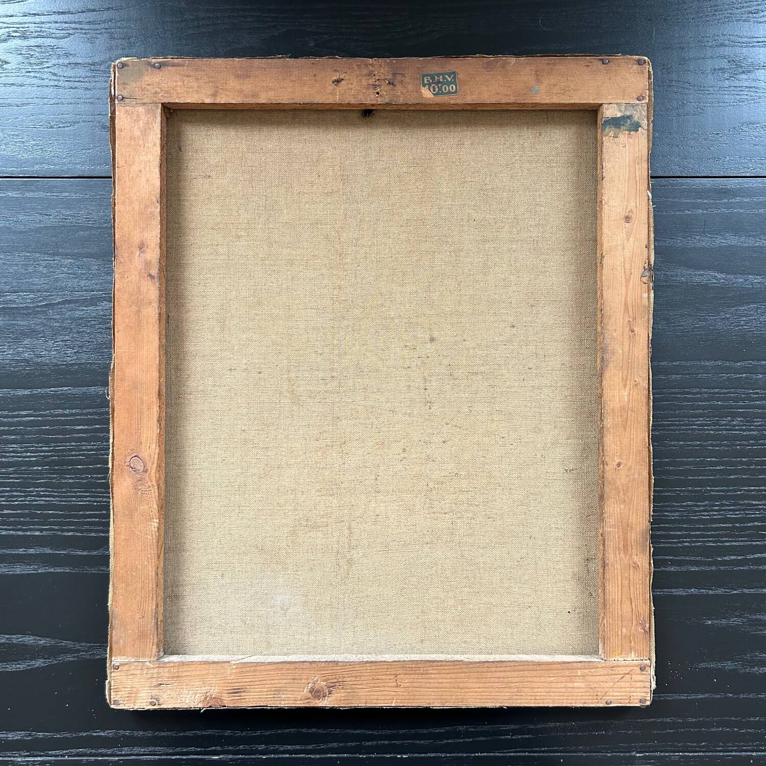 Old landscape painting of Tuscany