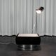Set of 2 side tables with integrated lamp.