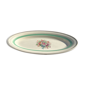 Floral pattern dish