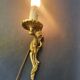 Pair of antique wall candle holders