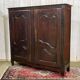 Louis XV style low cabinet in walnut, 19th century