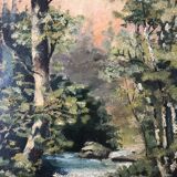 Paire de tableaux du 19e