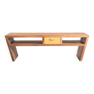 table basse noyer massif