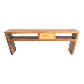 Table basse noyer massif