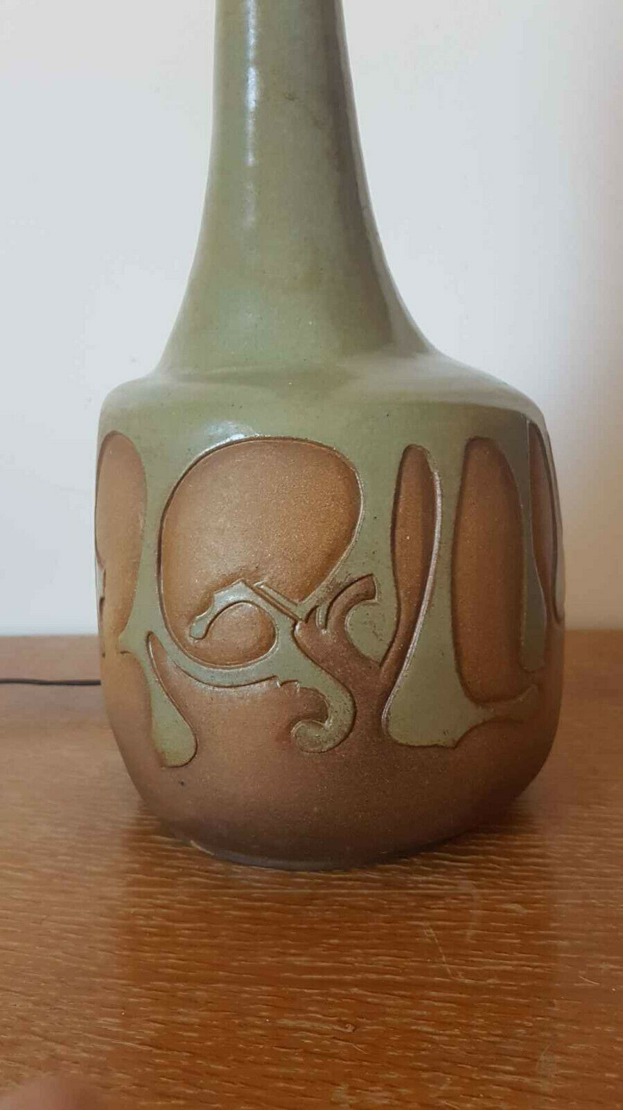 Vintage lamp 50s-60s ceramic signed Joan Lluis