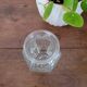 Petit vase à bulbe en verre années 70