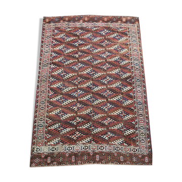 fine antique yomud tribal main carpet 1890 294x202cm