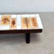 Roger Capron white ceramic coffee table