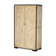 Armoire orientale chinoise en bois de camphre sculptée années 1920