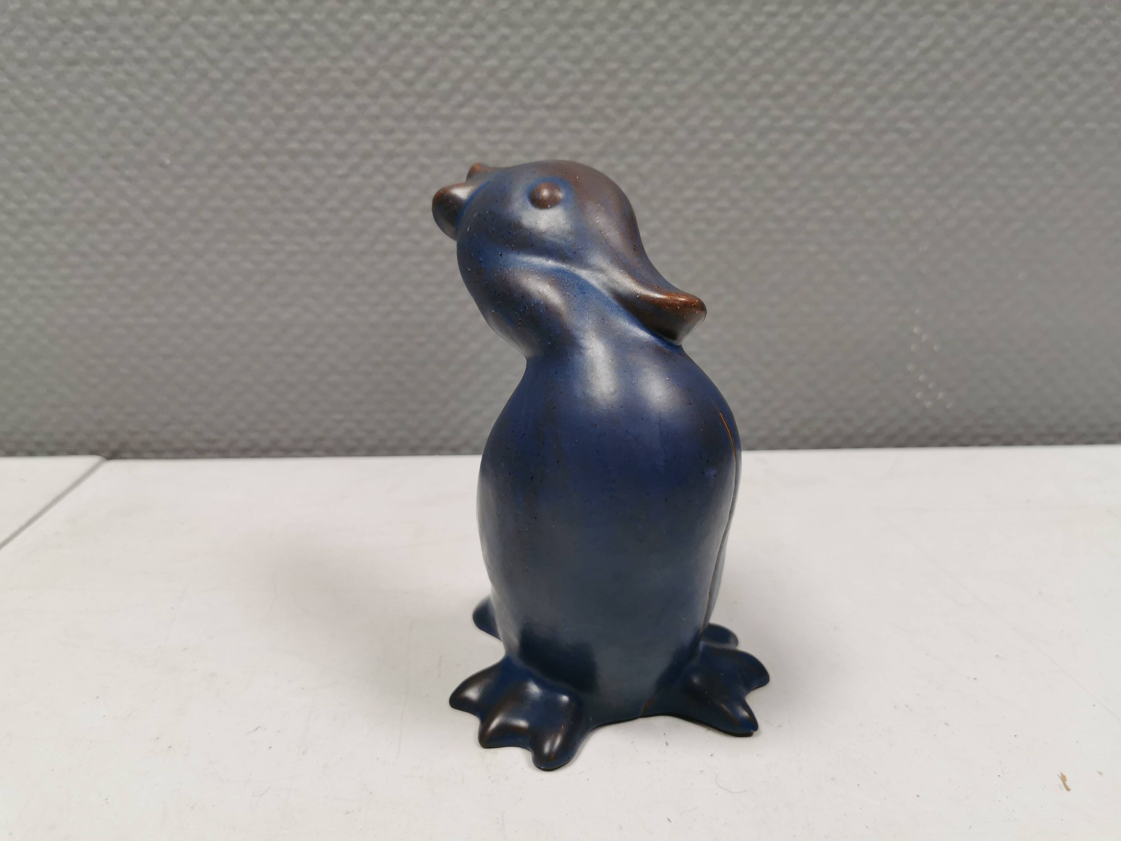 Very beautiful ceramic duck/wading bird, Danish and from the 1970-80s.