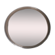 Vintage round mirror - gilac n° 1813 - smoked plexiglass - 1970s