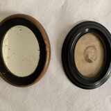 Small miniature portrait from the end of the 18th century in pencil