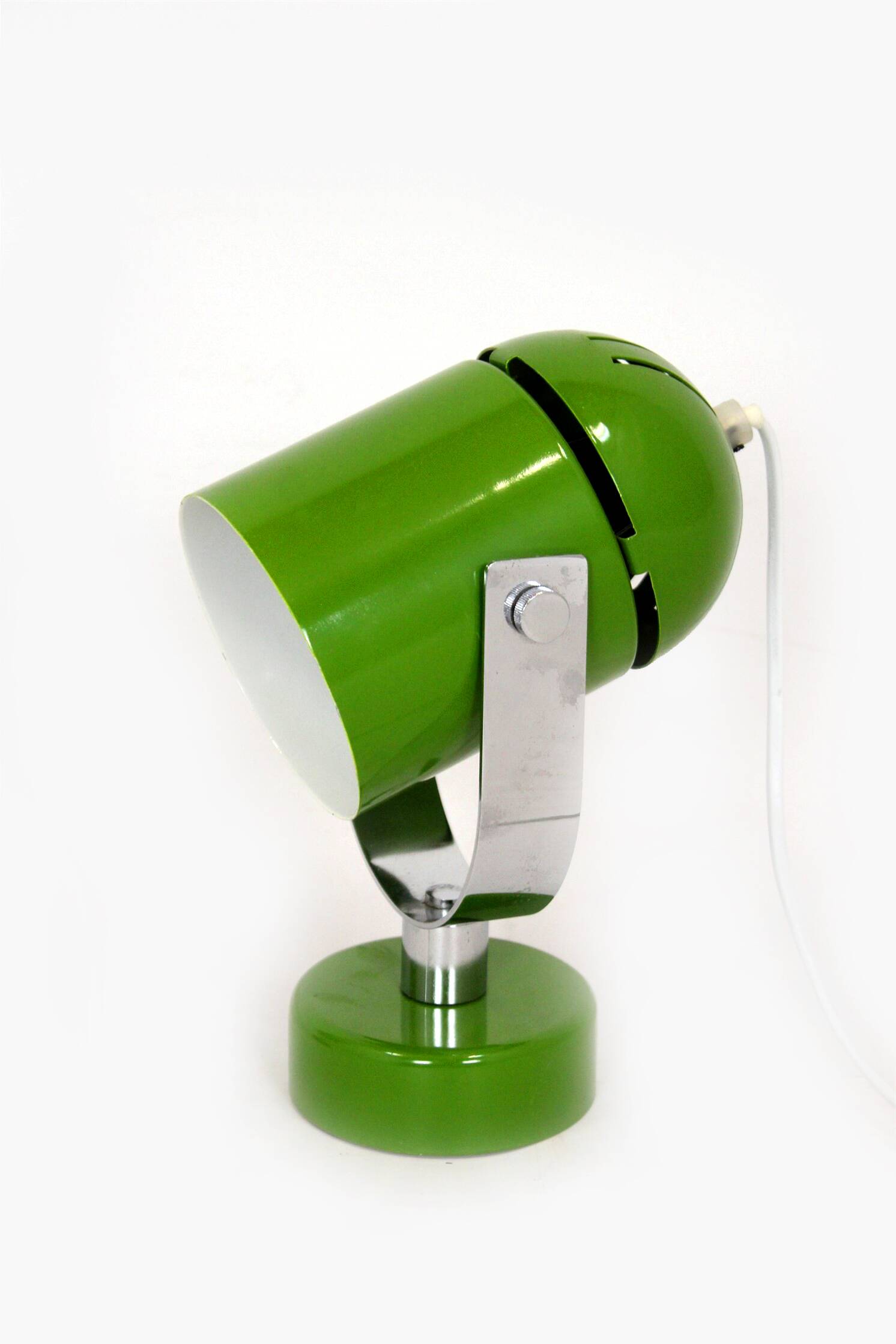 Mid-Century Green Lamps attributed to Stanislav Indra, 1970s, Set of 2