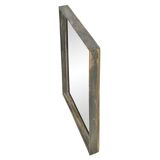 Weathered wood wall mirror (92 x 61 x 8cm)